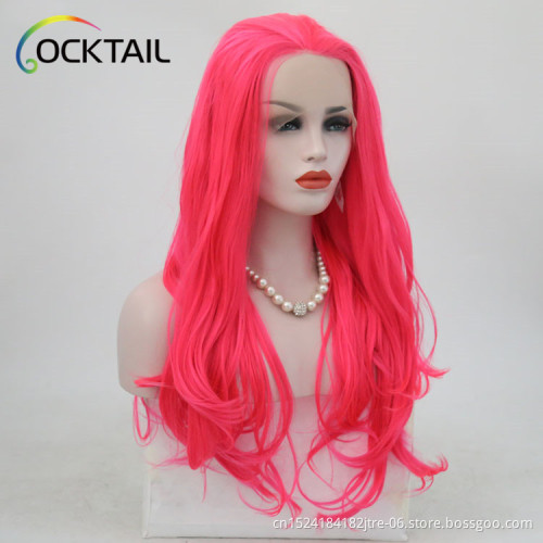 Sexy synthetic lace front red hair wig at cheap wholesale price